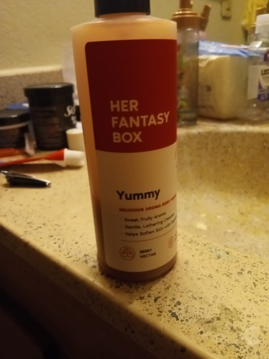 Customer photo review of Yummy Organic Body Wash - Hydrating & Juicy Daily Use
