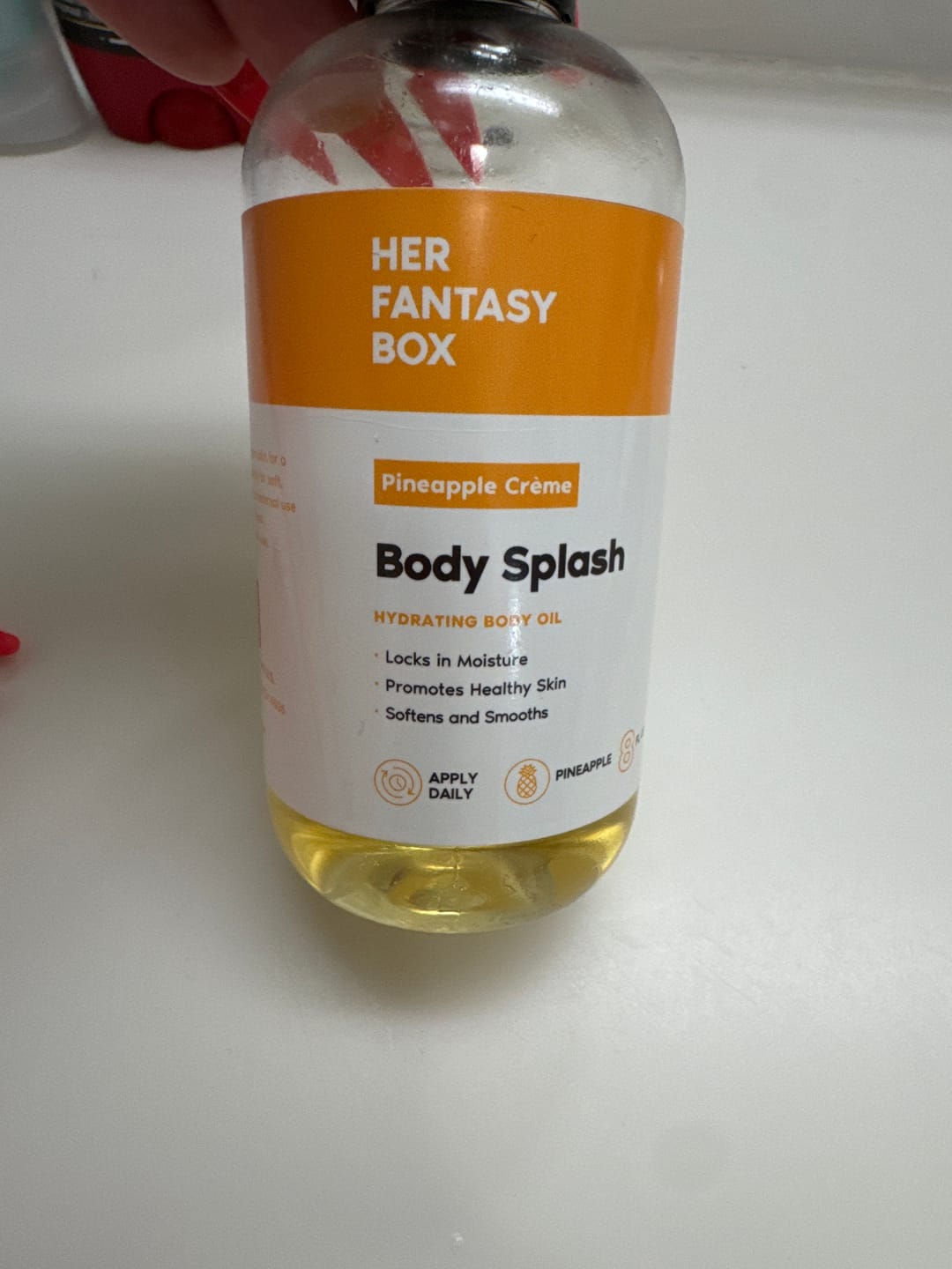 Customer photo review of Body Splash - Skin Smoothing Body Oil (Santal Driftwood) LUXURY SCENT