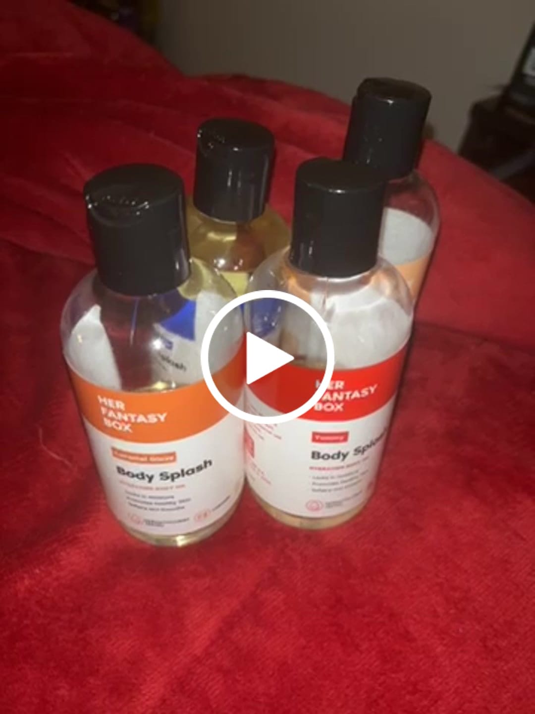 Customer photo review of Sweet Skin Body Oil Bundle
