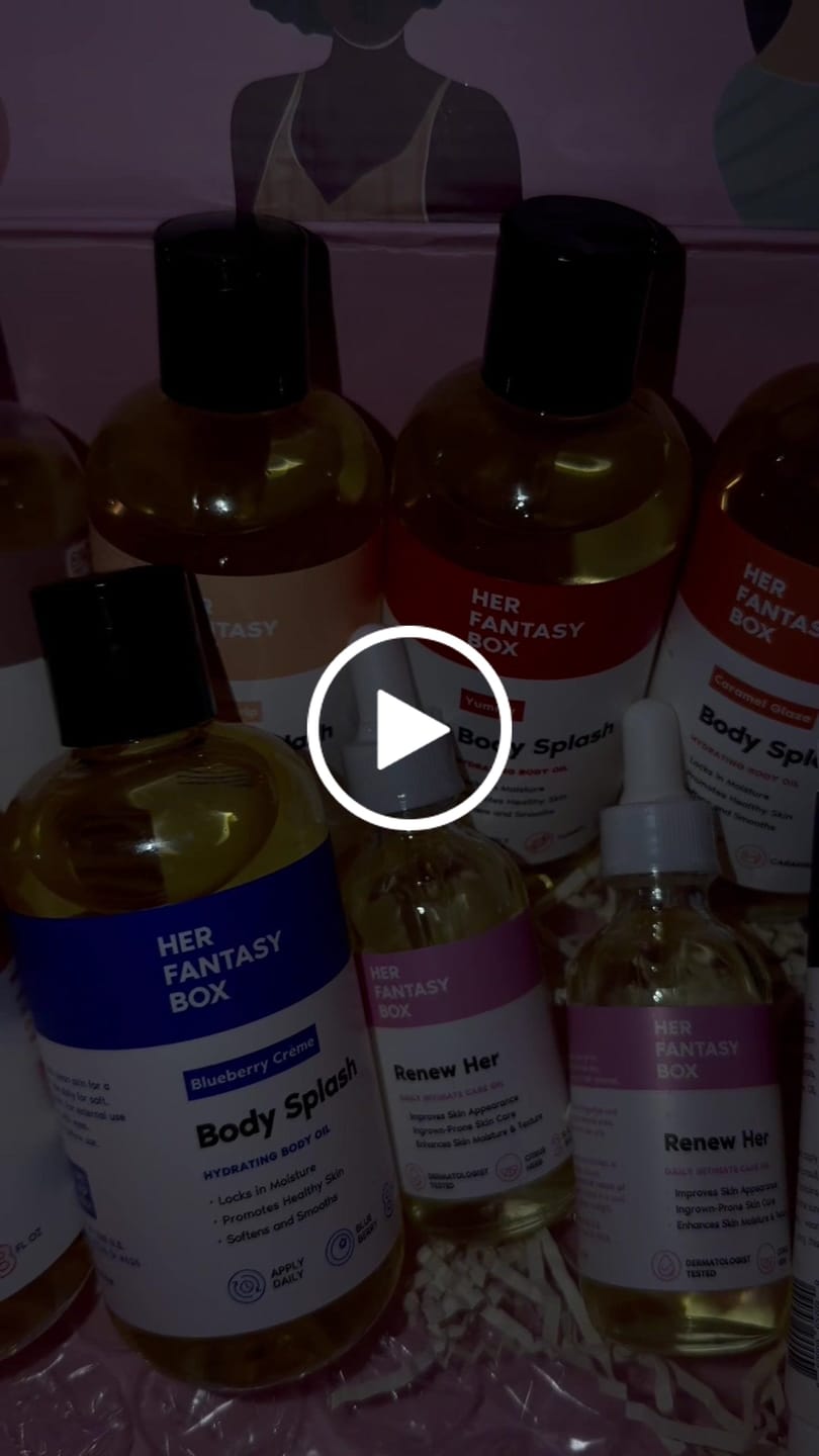 Customer photo review of Sweet Skin Body Oil Bundle
