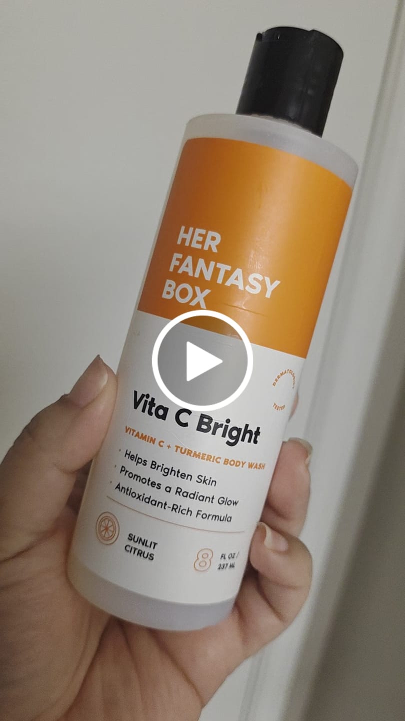 Customer photo review of Vita C Bright - Turmeric Body Wash