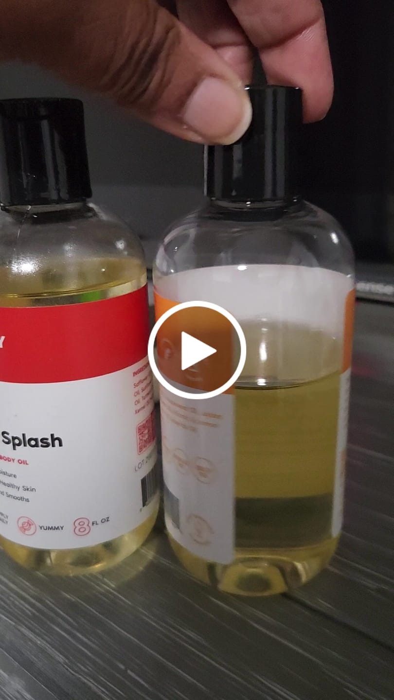 Customer photo review of Fruity Skin Body Oil Bundle
