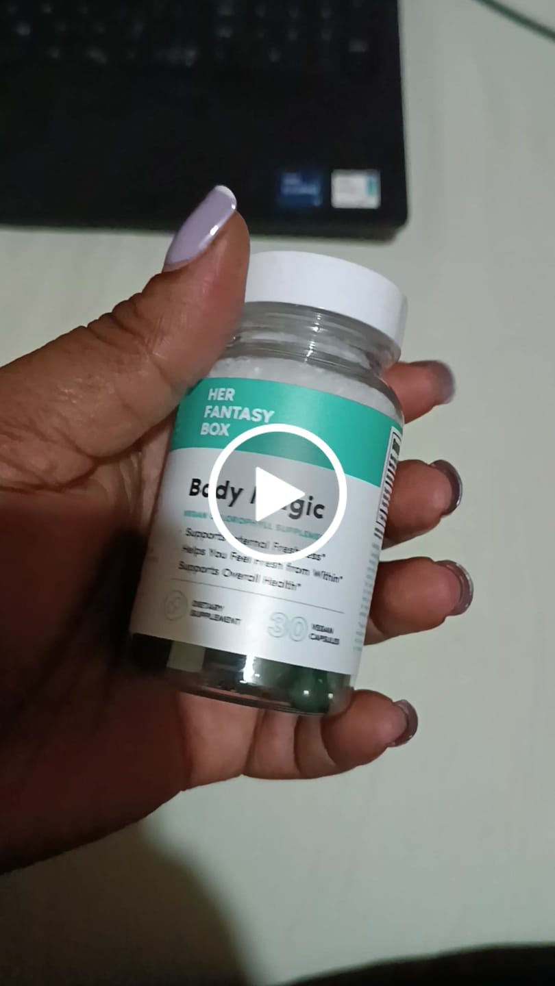 Customer photo review of Body Magic Chlorophyll Pill for Feminine Odor - 3 pk