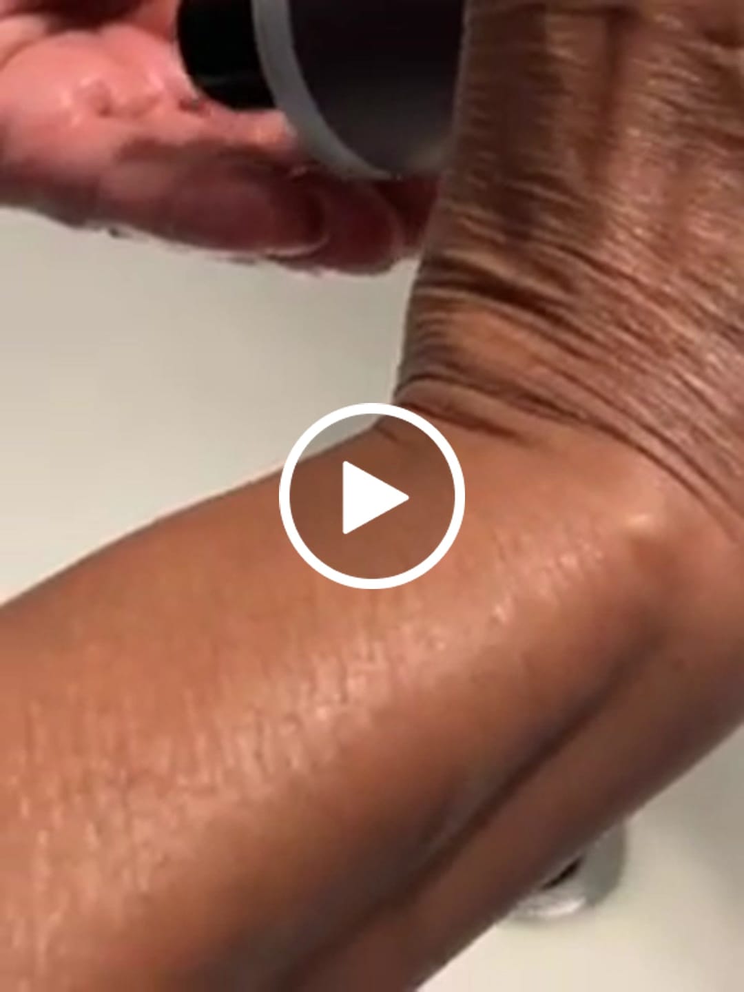 Customer photo review of Charcoal Detox Exfoliating Body Wash