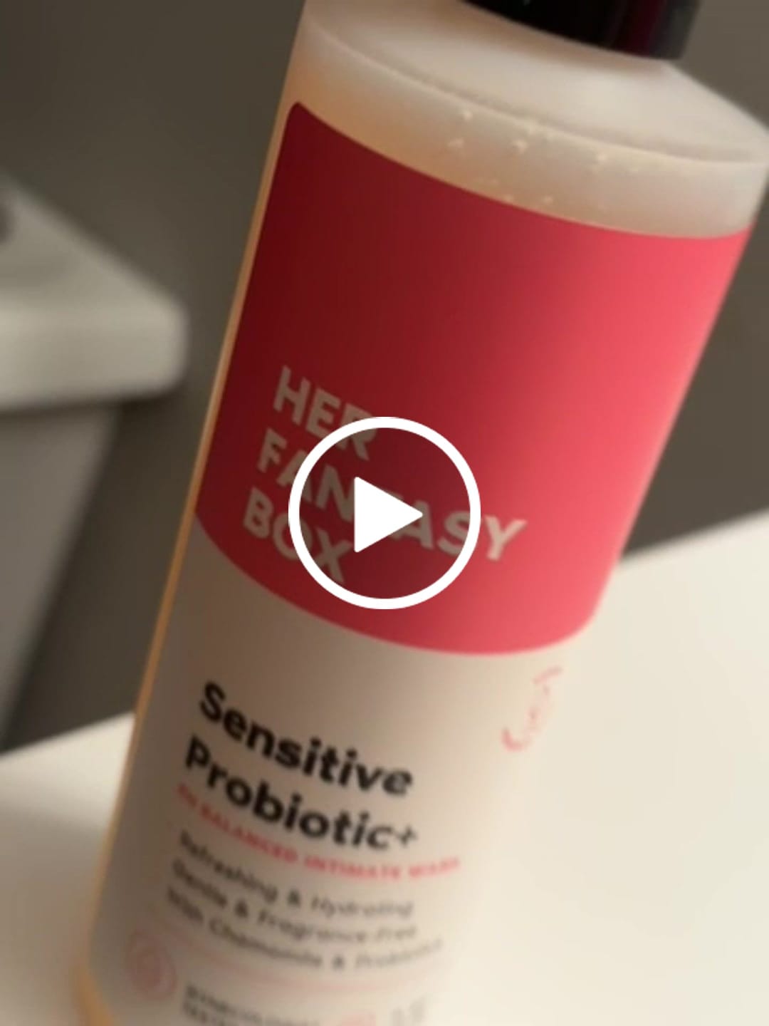 Customer photo review of Sensitive Probiotic+ pH Balanced Feminine Wash