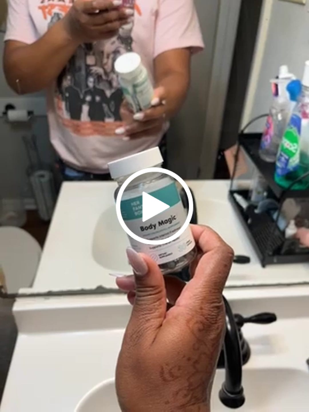 Customer photo review of Body Magic Chlorophyll Pill - For Body Odor, Detox & Skin