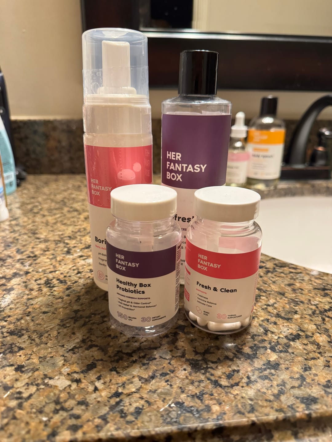 Customer photo review of Full Feminine Hygiene Routine