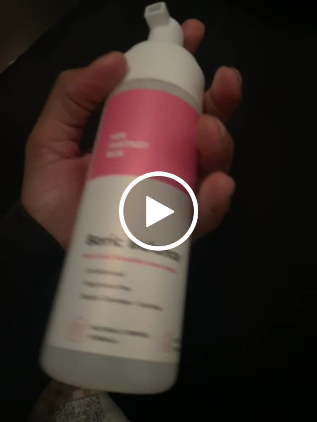Customer photo review of Boric Balance - Sensitive Boric Acid Foam pH Wash - Natural Ingredients