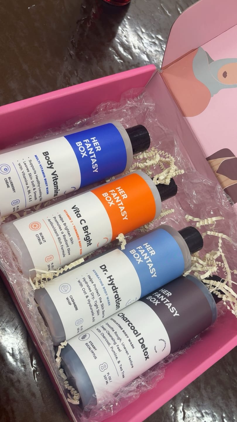 Customer photo review of Body Wash Gift Set