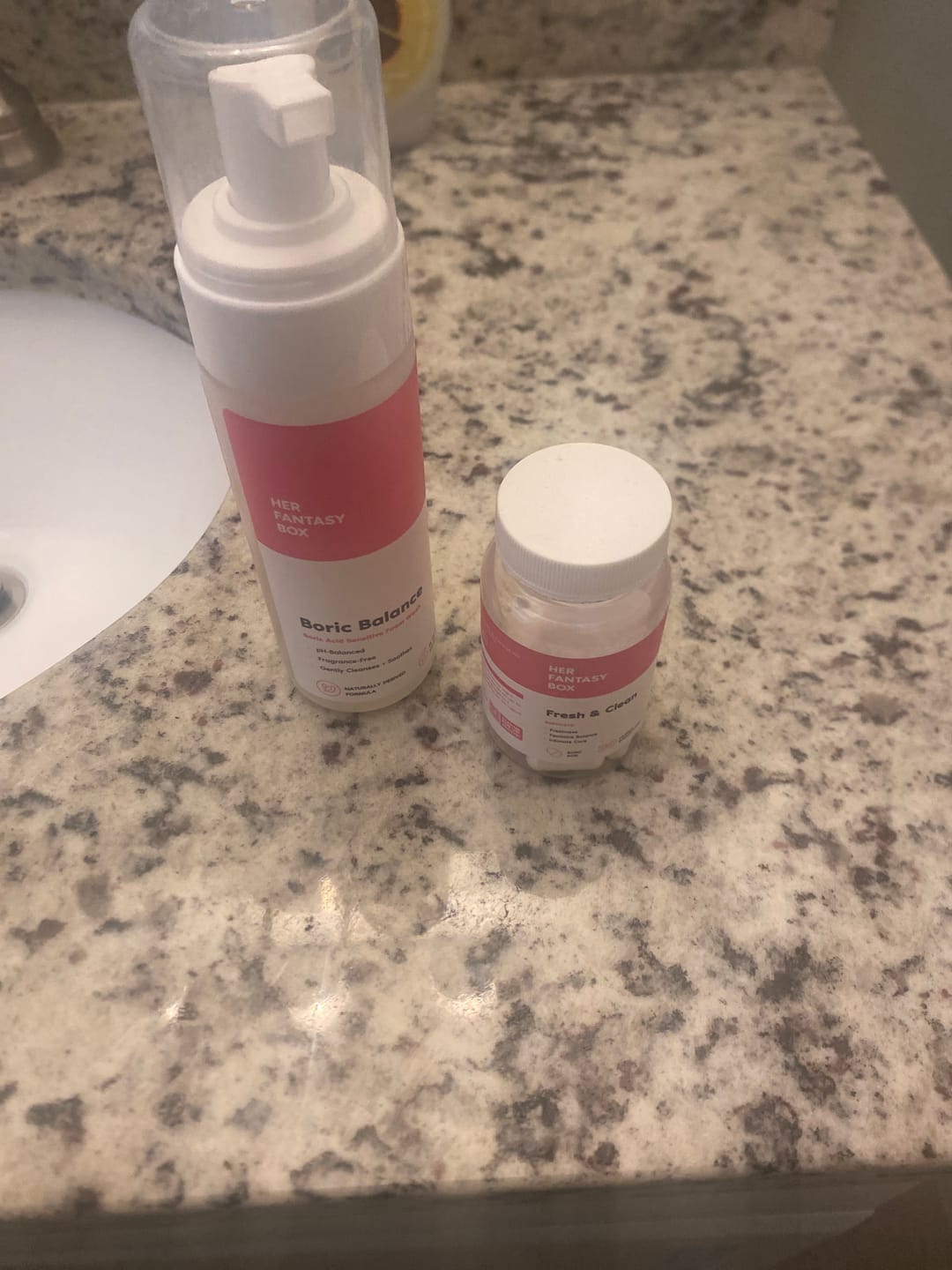 Customer photo review of The Fresh & Clean Kit - Boric Acid Vaginal Wash & Suppository Duo