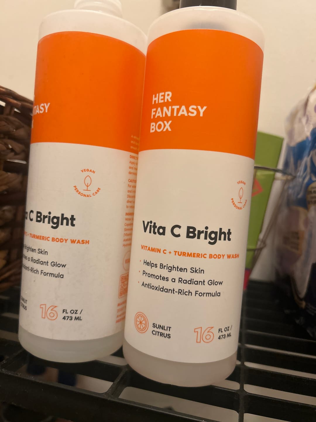 Customer photo review of Vita C Bright - Turmeric Body Wash