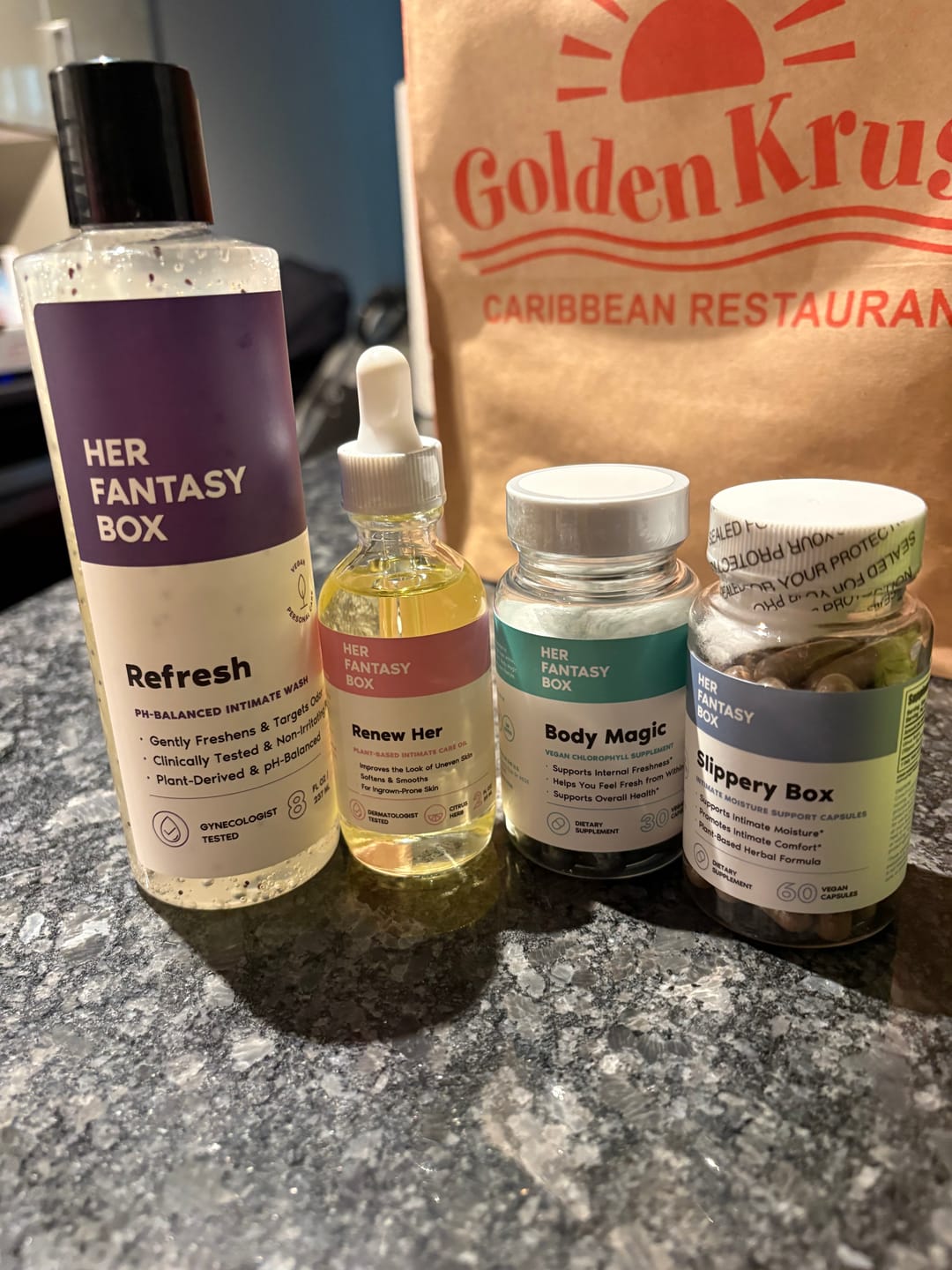 Customer photo review of Her Fantasy Starter Kit