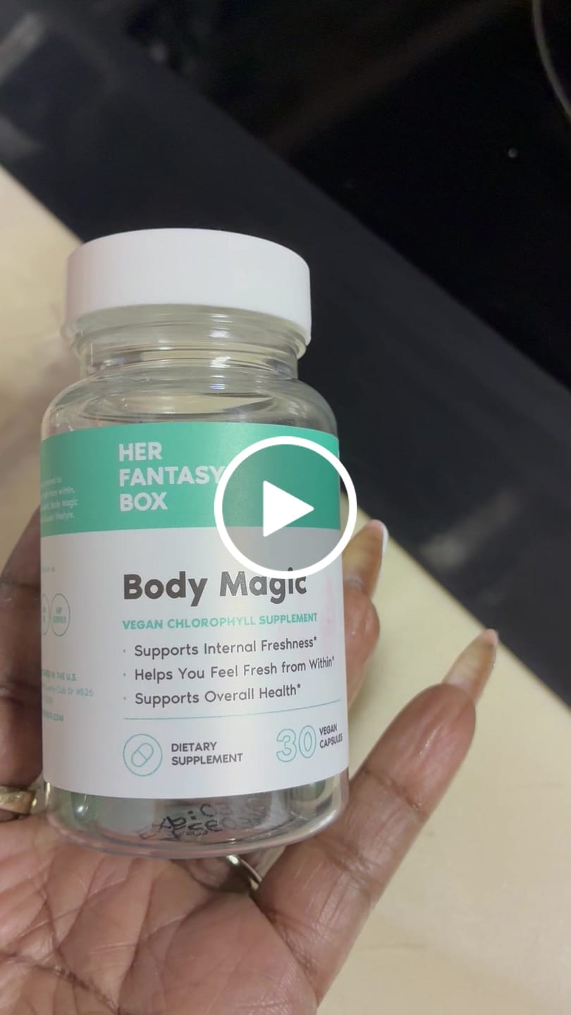 Customer photo review of Body Magic Chlorophyll Pill - For Body Odor, Detox & Skin