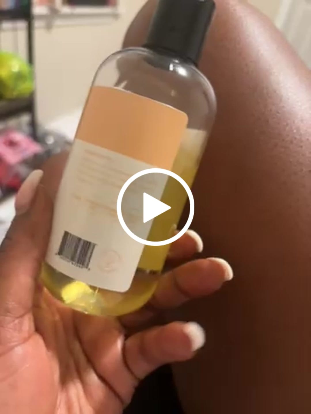 Customer photo review of Body Splash - Skin Smoothing Body Oil (Vanilla Drip)