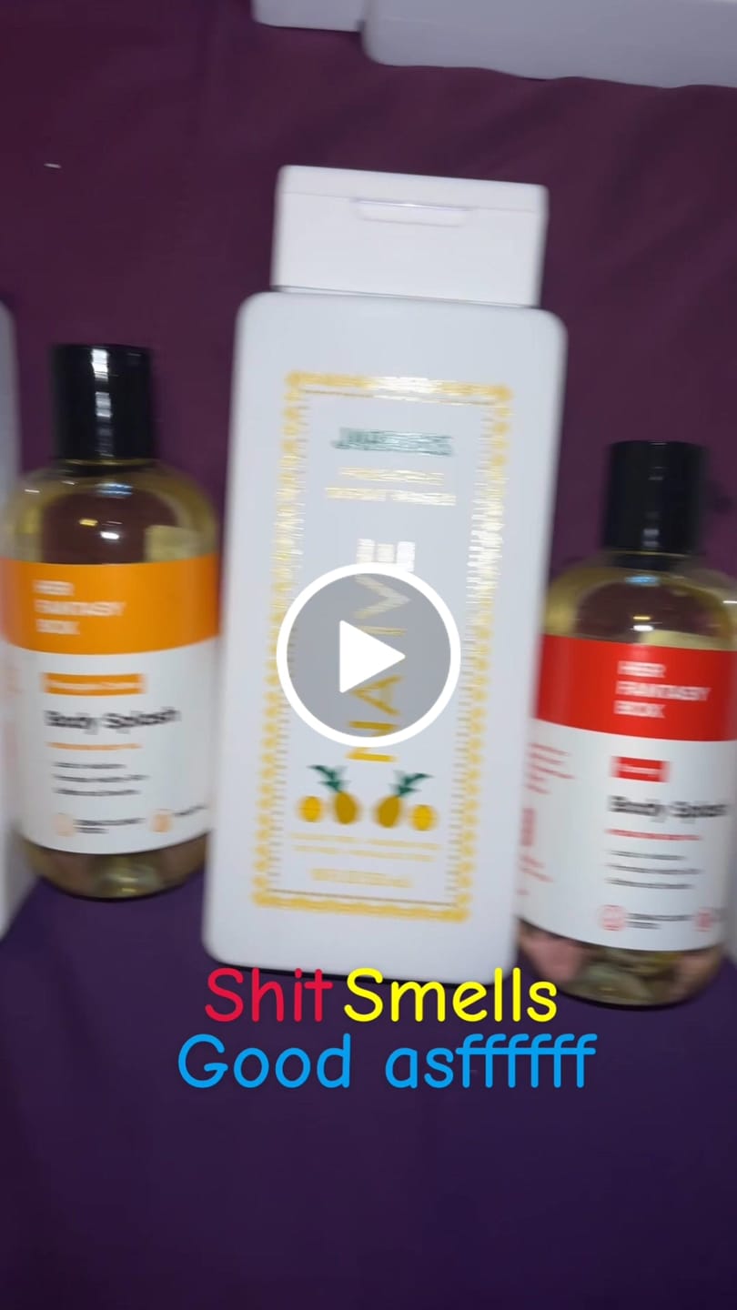Customer photo review of Fruity Skin Body Oil Bundle