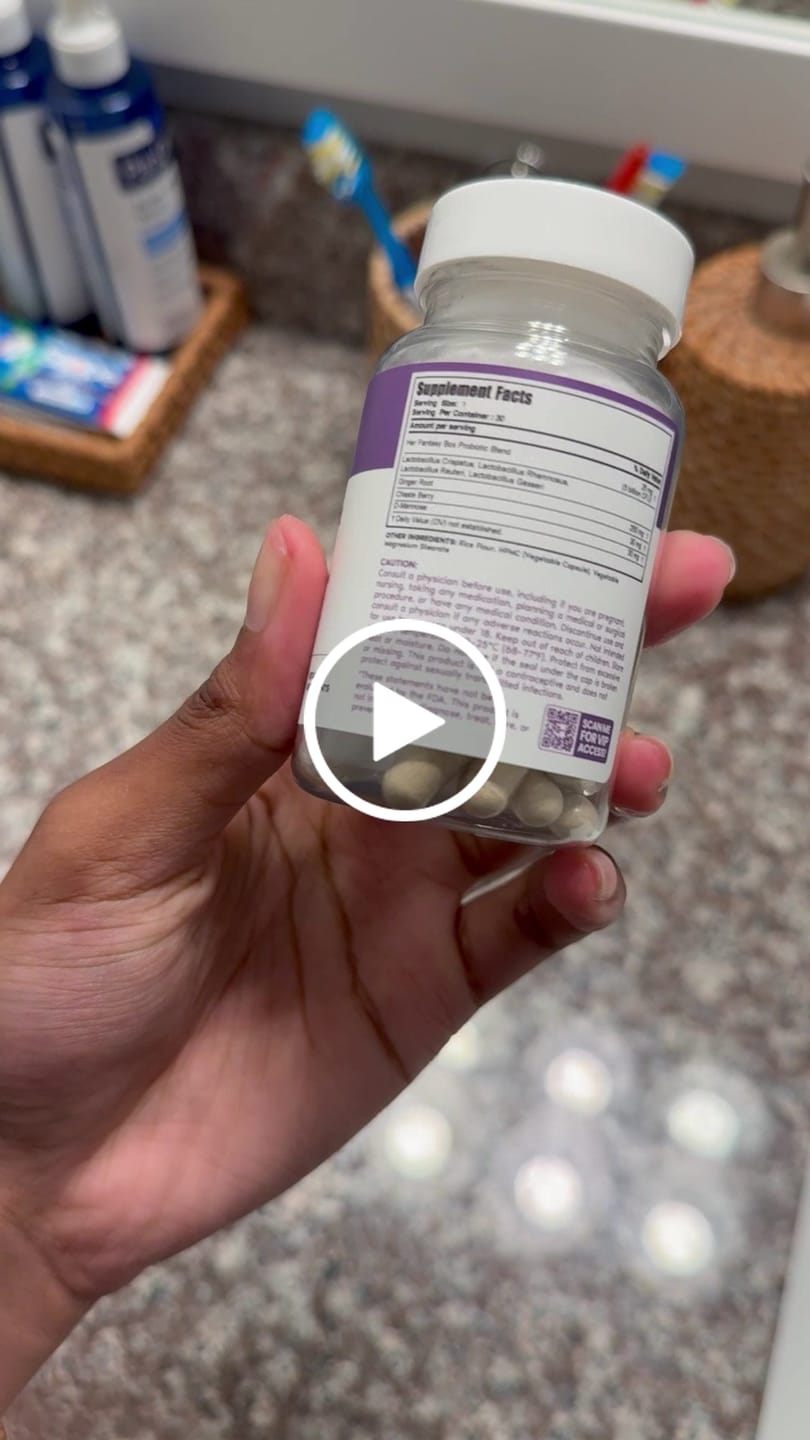 Customer photo review of Healthy Box Probiotics for pH, Odor, Pms Relief & Uti Prevention