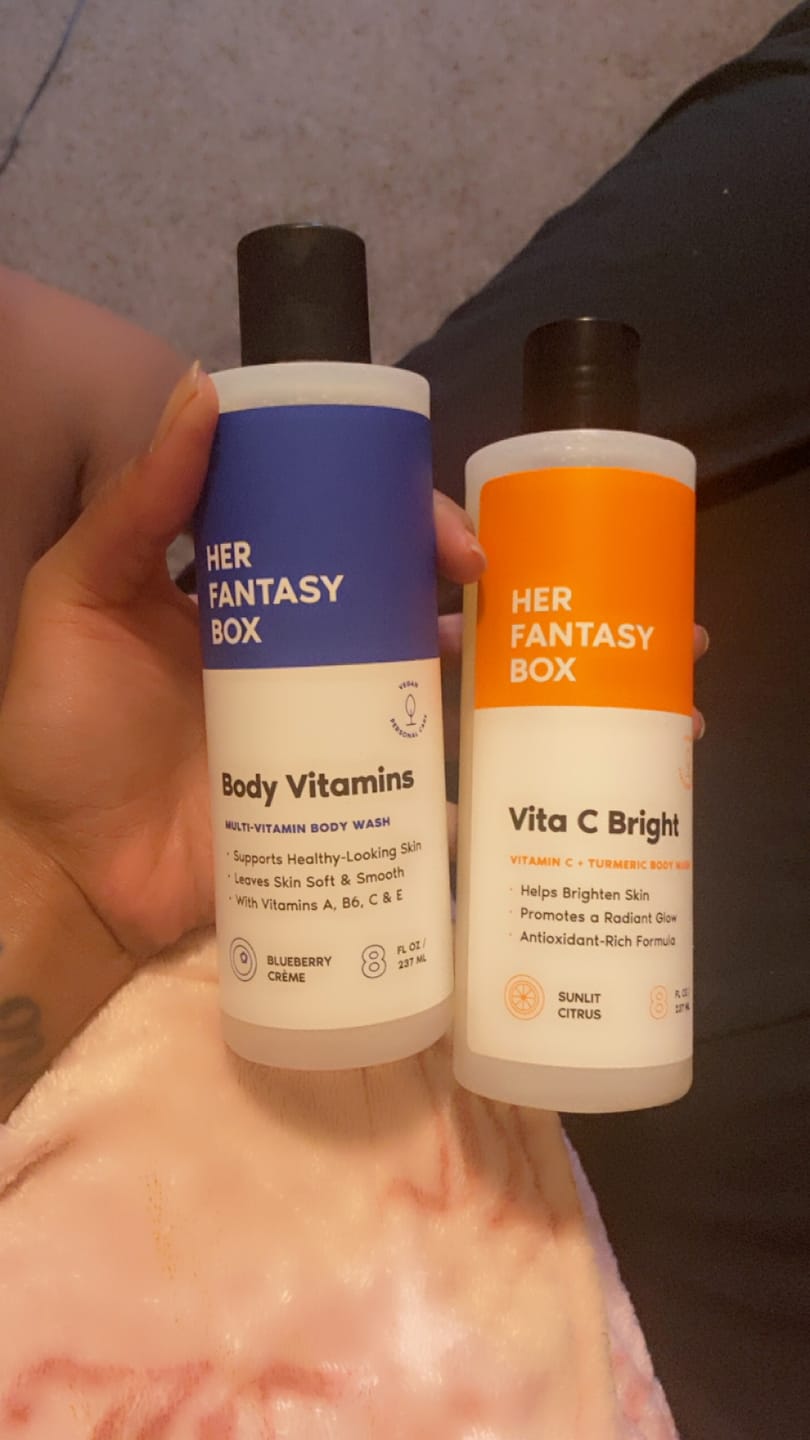 Customer photo review of Body Vitamins - Multi Vitamin Body Wash